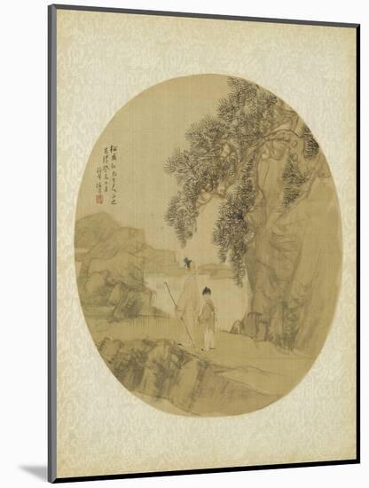 Landscape with Figures, 1883-null-Mounted Giclee Print