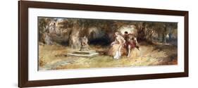 Landscape with Figures, 1885-Charles Cattermole-Framed Premium Giclee Print