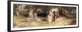 Landscape with Figures, 1885-Charles Cattermole-Framed Premium Giclee Print