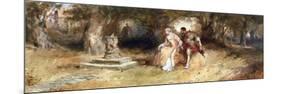 Landscape with Figures, 1885-Charles Cattermole-Mounted Premium Giclee Print