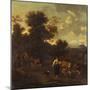 Landscape with Figures and Animals-Nicolaes Pietersz Berchem-Mounted Giclee Print