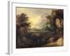 Landscape with Figures, C.1786-Thomas Gainsborough-Framed Giclee Print