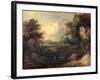 Landscape with Figures, C.1786-Thomas Gainsborough-Framed Giclee Print