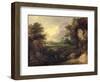 Landscape with Figures, C.1786-Thomas Gainsborough-Framed Giclee Print