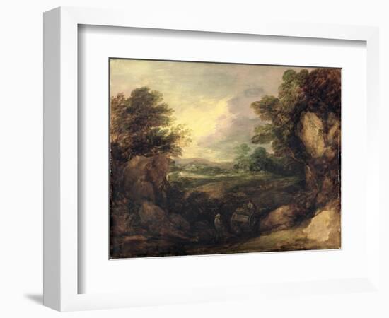 Landscape with Figures, C.1786-Thomas Gainsborough-Framed Giclee Print