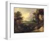 Landscape with Figures, C.1786-Thomas Gainsborough-Framed Giclee Print