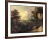 Landscape with Figures, C.1786-Thomas Gainsborough-Framed Giclee Print