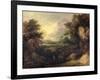 Landscape with Figures, C.1786-Thomas Gainsborough-Framed Giclee Print