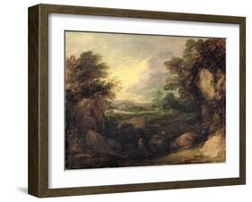 Landscape with Figures, C.1786-Thomas Gainsborough-Framed Giclee Print