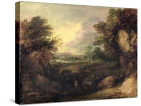 Landscape with Figures, C.1786-Thomas Gainsborough-Stretched Canvas