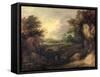 Landscape with Figures, C.1786-Thomas Gainsborough-Framed Stretched Canvas