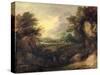 Landscape with Figures, C.1786-Thomas Gainsborough-Stretched Canvas