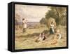 Landscape with Figures, C.1860-Myles Birket Foster-Framed Stretched Canvas