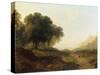 Landscape with Figures on a Path-James Arthur O'Connor-Stretched Canvas