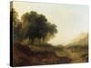 Landscape with Figures on a Path-James Arthur O'Connor-Stretched Canvas
