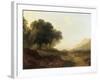 Landscape with Figures on a Path-James Arthur O'Connor-Framed Giclee Print