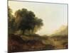 Landscape with Figures on a Path-James Arthur O'Connor-Mounted Giclee Print