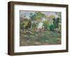 Landscape with figures (Paysage avec figures). Ca. 1890-Pierre-Auguste Renoir-Framed Giclee Print