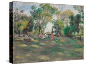 Landscape with figures (Paysage avec figures). Ca. 1890-Pierre-Auguste Renoir-Stretched Canvas