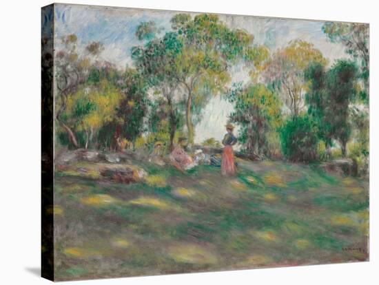 Landscape with figures (Paysage avec figures). Ca. 1890-Pierre-Auguste Renoir-Stretched Canvas