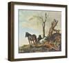 Landscape with Figures-Philips Wouwerman-Framed Collectable Print