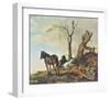 Landscape with Figures-Philips Wouwerman-Framed Collectable Print