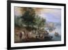 Landscape with Figures-Theobald Michau-Framed Giclee Print