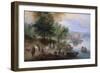 Landscape with Figures-Theobald Michau-Framed Giclee Print