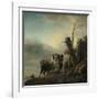 Landscape with Figures-Philips Wouwermans-Framed Giclee Print