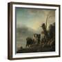 Landscape with Figures-Philips Wouwermans-Framed Giclee Print