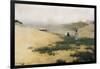 Landscape with Figures-Ramon Casas Carbo-Framed Art Print