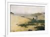 Landscape with Figures-Ramon Casas Carbo-Framed Art Print