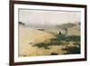 Landscape with Figures-Ramon Casas Carbo-Framed Art Print
