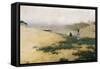 Landscape with Figures-Ramon Casas Carbo-Framed Stretched Canvas