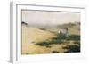 Landscape with Figures-Ramon Casas Carbo-Framed Art Print