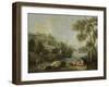 Landscape with Figures-Giuseppe Zais-Framed Art Print