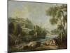 Landscape with Figures-Giuseppe Zais-Mounted Art Print