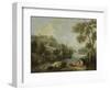 Landscape with Figures-Giuseppe Zais-Framed Art Print