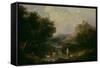 Landscape with Figures-Francesco Zuccarelli-Framed Stretched Canvas