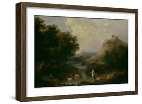 Landscape with Figures-Francesco Zuccarelli-Framed Giclee Print