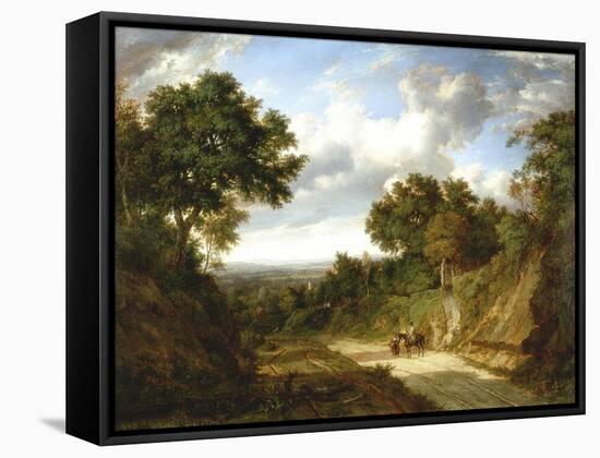 Landscape with Figures-Patrick Nasmyth-Framed Stretched Canvas