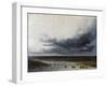 Landscape with Fishermen at the Mouth of a River-Georges Michel-Framed Giclee Print