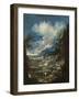 Landscape with Fishermen, C.1730-Alessandro Magnasco-Framed Giclee Print