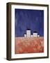 Landscape with Five Houses, c.1932-Kasimir Malevich-Framed Giclee Print