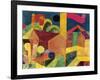 Landscape with Flags or Houses with Flags, 1915-Paul Klee-Framed Giclee Print