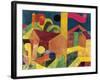 Landscape with Flags or Houses with Flags, 1915-Paul Klee-Framed Giclee Print