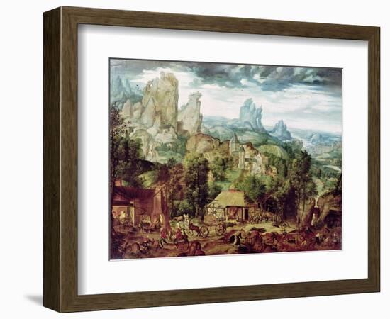 Landscape with Forge-Herri Met De Bles-Framed Giclee Print