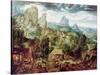 Landscape with Forge-Herri Met De Bles-Stretched Canvas