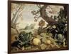 Landscape with Fruits and Vegetables in the Foreground, Abraham Bloemaert-Abraham Bloemaert-Framed Art Print