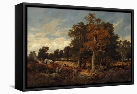 Landscape with Gipsy Encampment-null-Framed Stretched Canvas